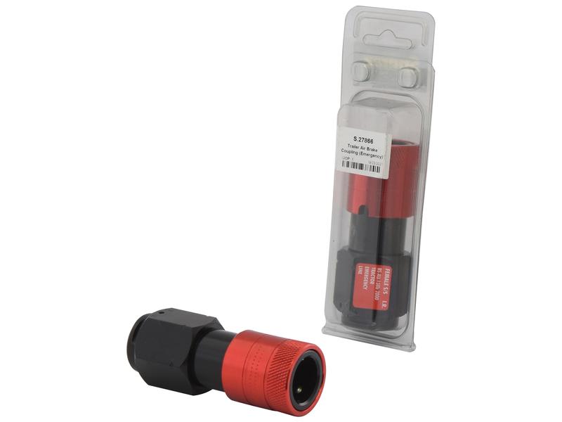 Agripak Air Brake Coupling Red M16 x 1.50mm Female Image 1