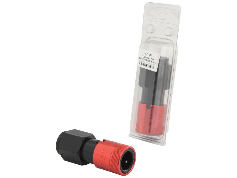 Agripak Air Brake Coupling Red M22 x 1.50mm Female Image 1