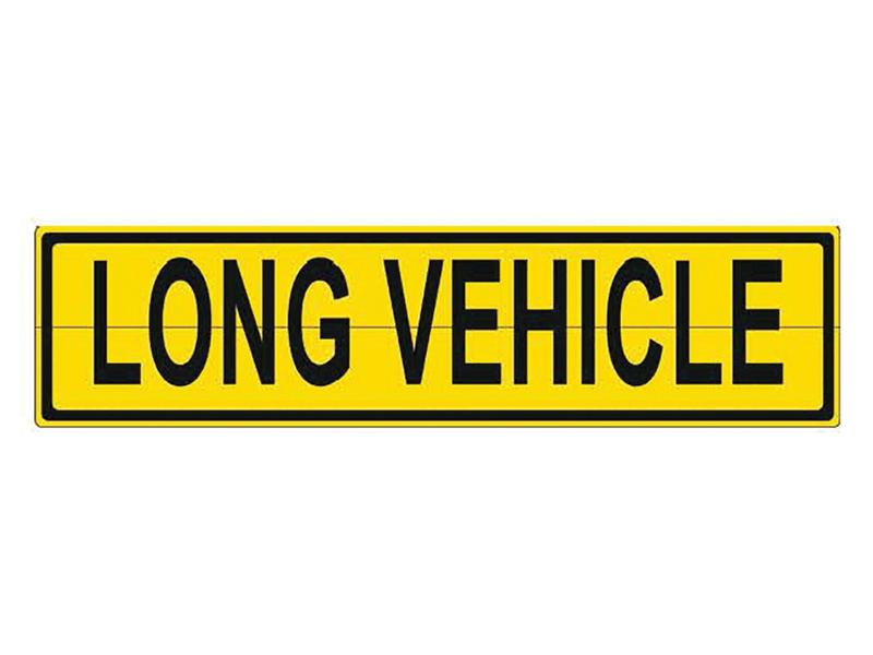 Long Vehicle Sign, 1200 x 300mm