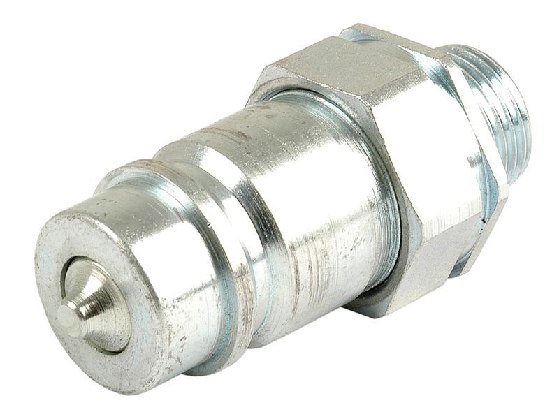 Sparex Quick Release Hydraulic Coupling Male 1/2\'\' Body x M18 x 1.50 Metric Male Thread