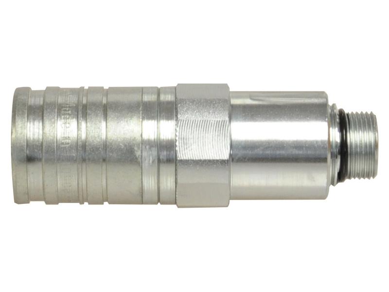 Parker Quick Release Hydraulic Coupling Female 1/2\'\' Body x M22 x 1.50 Metric Male Thread