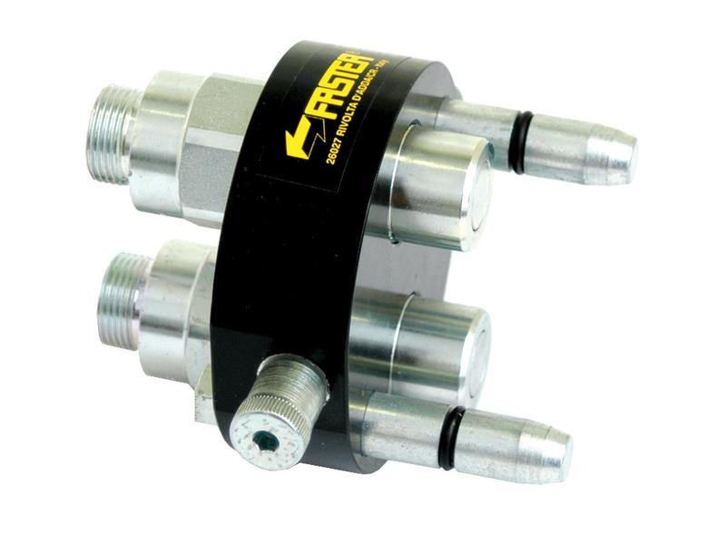 Faster Multiport Coupling - 2 Ports 1/2\'\' Body x M22 x 1.50 Metric Male Thread (Mobile Part) Image 1