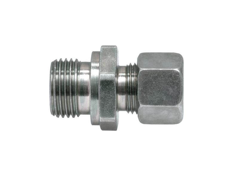 Hydraulic Metal Pipe Male Stud Coupling G.E.V. 15L - 1/2\'\'BSP Image 1