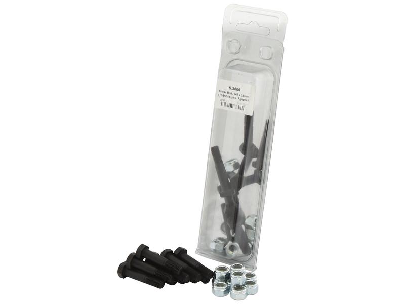 Agripak 10 pcs. Shear Bolt 5/16x38mm Image 1