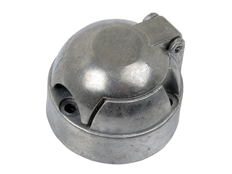 7 Pin Trailer Socket (Metal), Female 12V Image 1