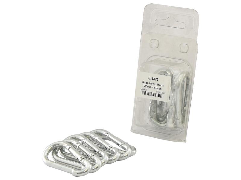 Agripak 6 pcs. Snap Hook 6 x 60mm Image 1