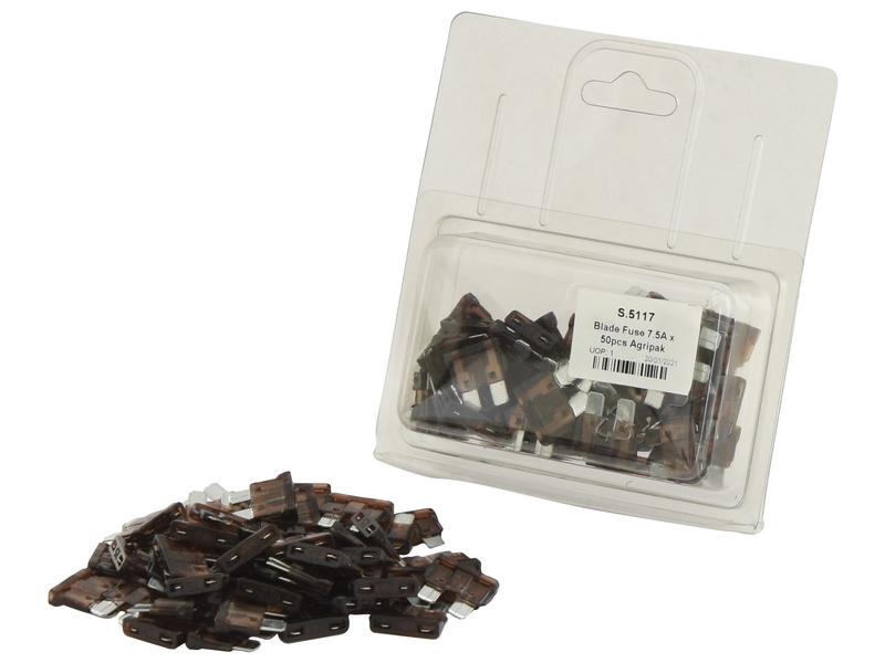 Agripak 50 pcs. Blade Fuse 7.5A Image 1