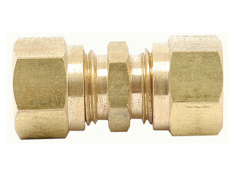 Brass Fuel Line Fitting Ø 6mm Image 1