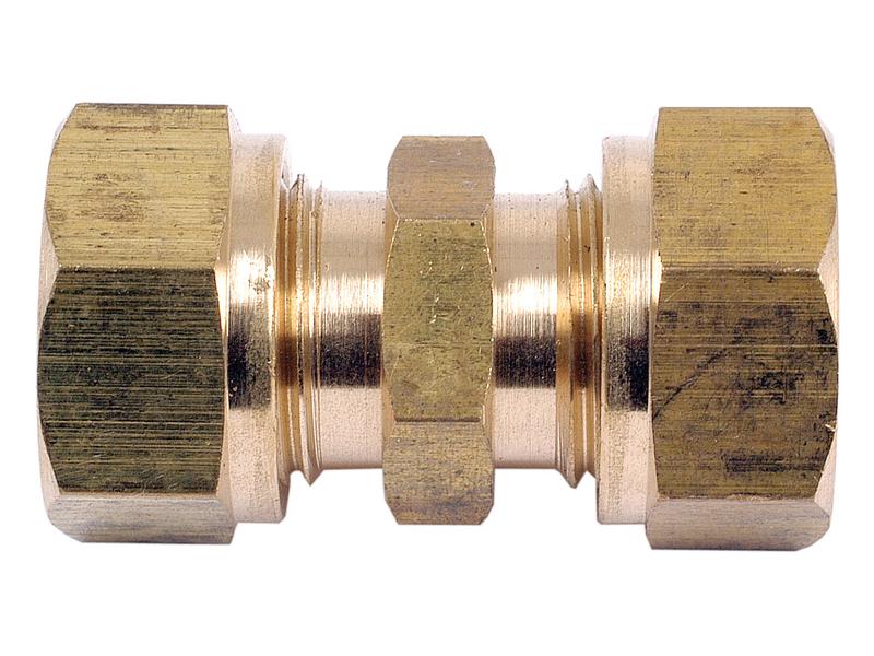 Brass Fuel Line Fitting Ø 3/8\'\' Image 1