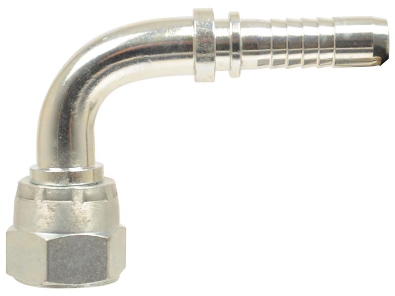 Dicsa JIC 37° Hose Insert 1/4\'\' x 7/16\'\' Female Thread 90° Swept Swivel Image 1