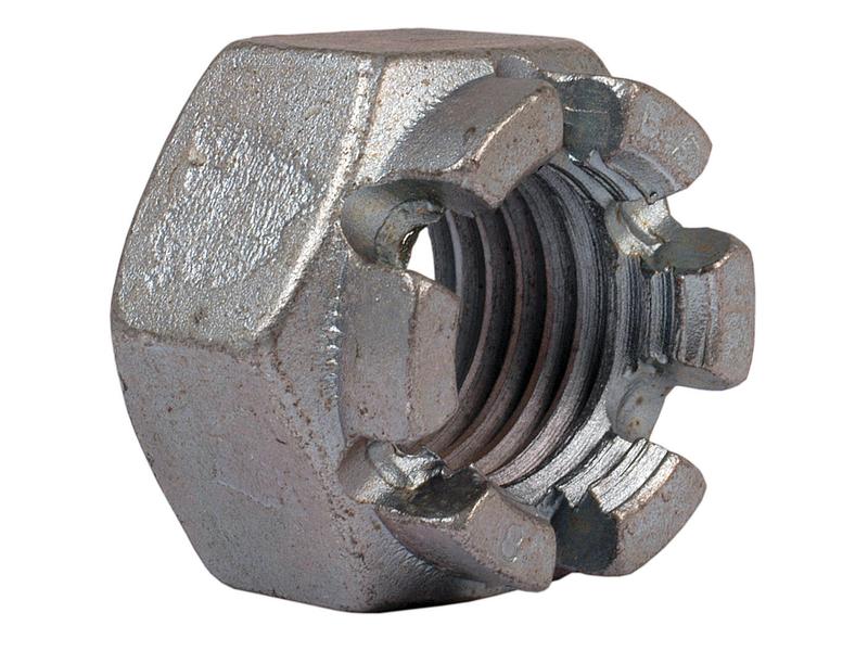 Metric Castle Nut, M30x3.50mm (DIN 935) Metric Coarse Image 1