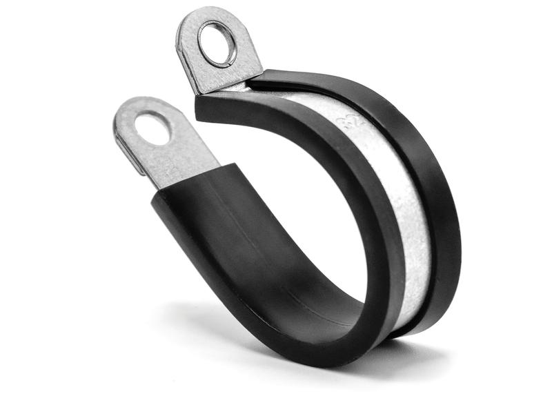 Rubber Lined Clamp, ID: Ø24mm