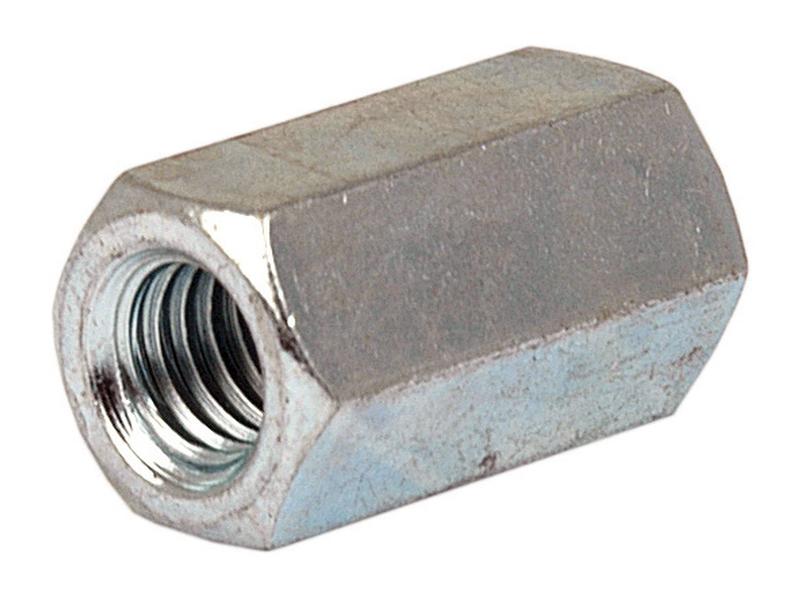 Metric Connecting Nut, M6x1.50mm (DIN 6334) Metric Coarse Image 1