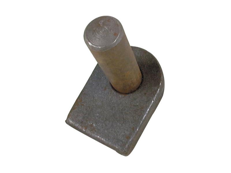 Weld On Gate Hanger - Flat, Pin Ø19mm Image 1