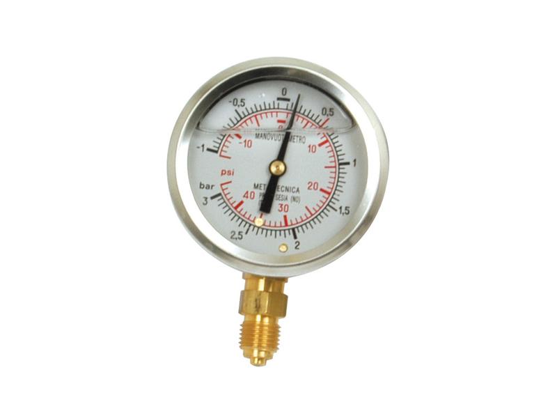 Glycerin pressure gauge 1/4\'\' (-1/+3 bar)