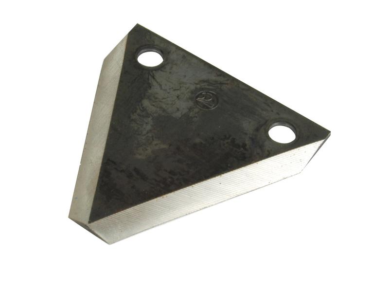 Knife section - Smooth -  74x76x3mm -  Hole Ø8mm -  Hole centres  51mm - Replacement forTeagle Image 1