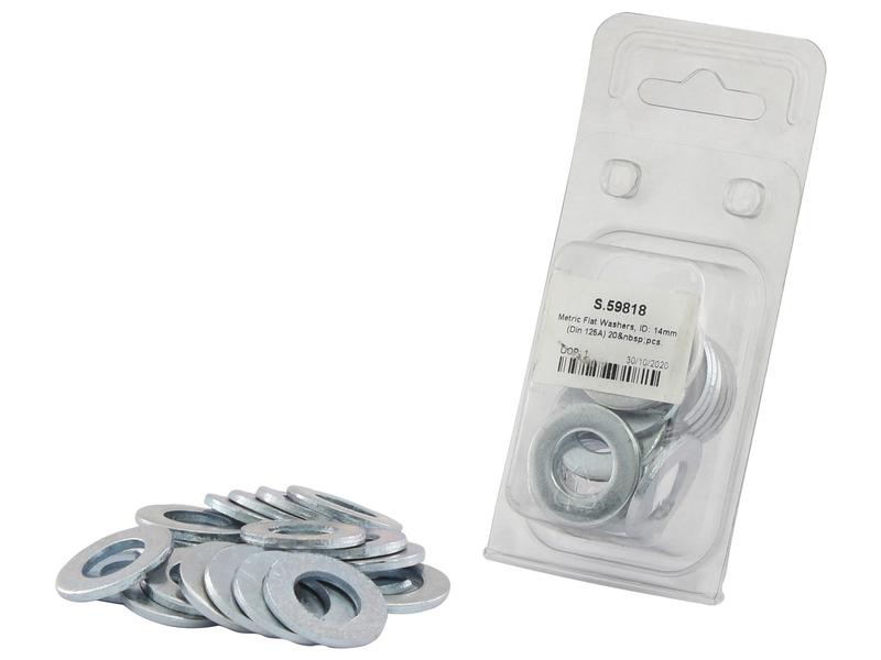 Agripak 20 pcs. Metric Flat Washers M14 Image 1