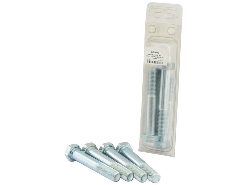 Agripak 4 pcs. Metric Bolt, M16x100mm Image 1