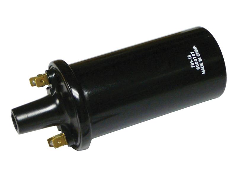 6V AC Single Wire Ignition Coil (55mm) For Motorcycle - Replacement Part, Black