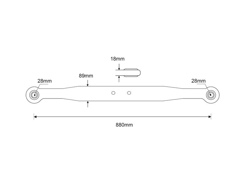Lower Link Lift Arm Ball Ø 28mm Ball Ø 28mm RH & LH