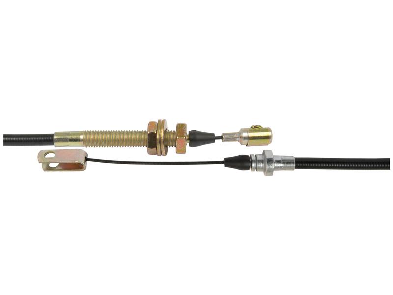 Foot Throttle Cable - Length: 730mm, Outer cable length: 596mm.