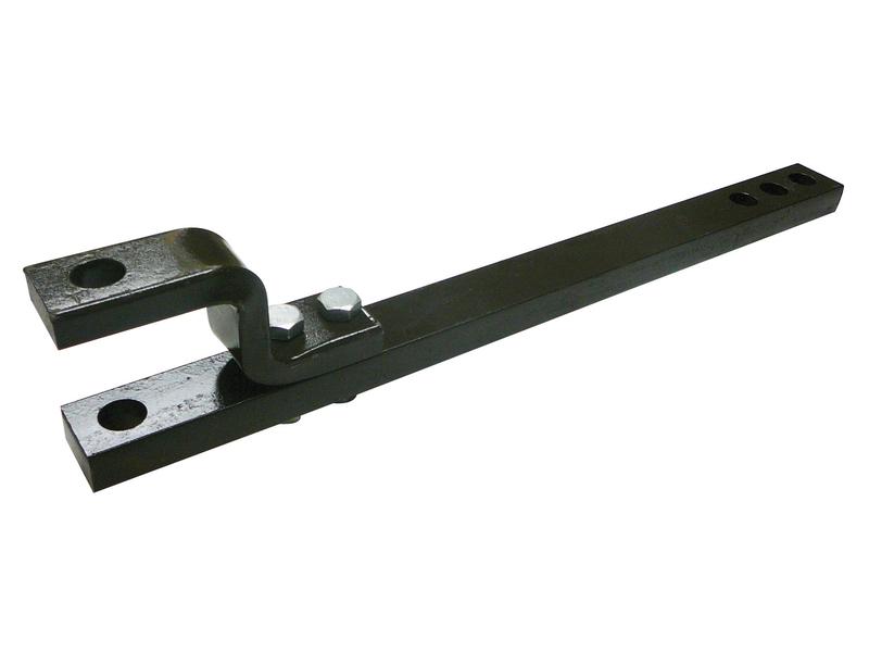 Swinging Drawbar with Clevis - Overall length: 750mm - Section: 30x60mm
