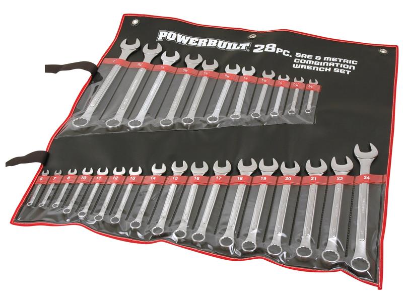 Spanner set - Ring & Open End - METRIC & IMPERIAL - 16 piece