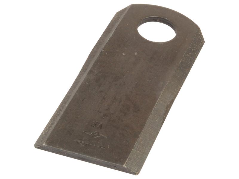 Mower Blade - Twisted blade, bottom edge sharp & parallel -  115 x 50x4mm - Hole Ø20.5mm  - LH -  Replacement for Kuhn
