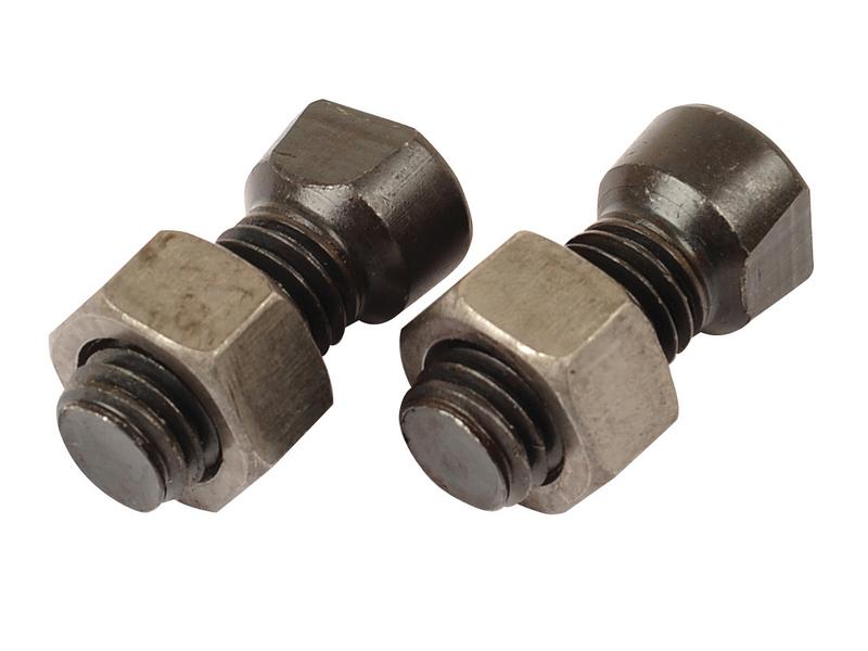 Conical Head Bolt 2 Flats With Nut (TC2M) - 1/2\'\' x 1 3/8\'\', Tensile strength 12.9