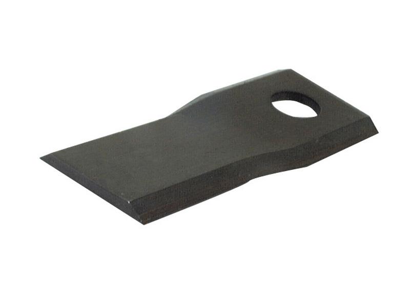 Mower Blade - Twisted blade, top edge sharp - 99x40x4mm - Hole Ø16.25mm - RH - Replacement for PZ Image 1