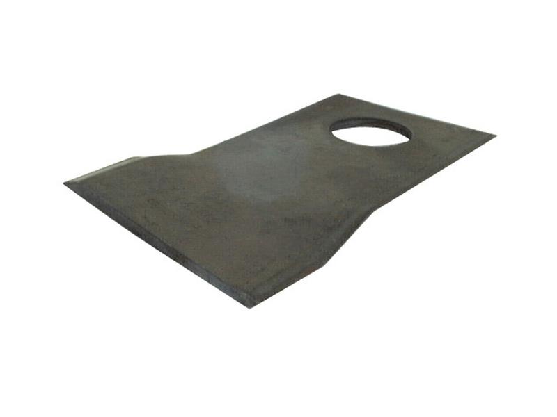 Mower Blade - Twisted blade, bottom edge sharp & parallel -  94 x 48x3mm - Hole Ø19mm  - LH -  Replacement for PZ, Krone, Vicon, Kuhn