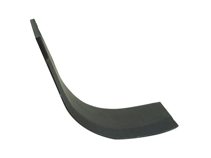 Rotavator Blade Curved RH 80x7mm Height: 205mm. Hole centres: 57mm. Hole Ø: 13.5mm. Replacement for Breviglieri, Howard