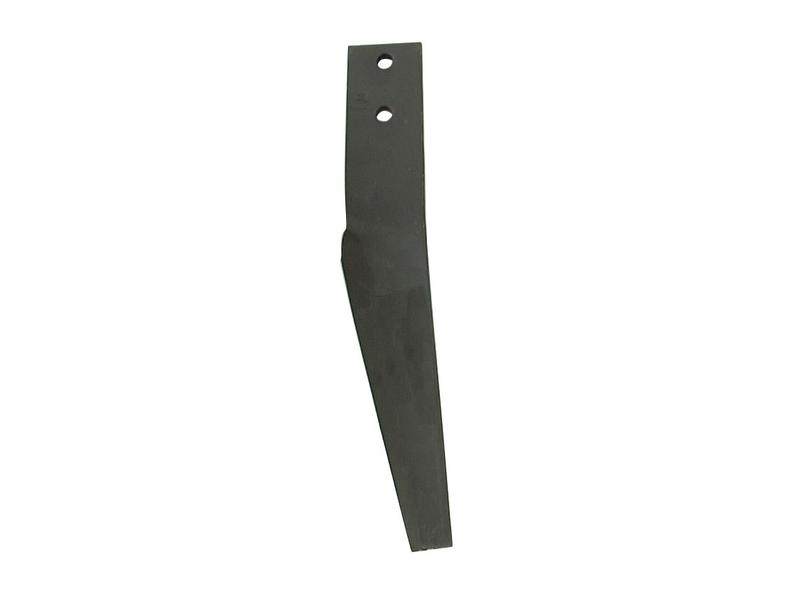 Power Harrow Blade 60x12x370mm LH. Hole centres: 44mm. Hole Ø 12.5mm. Replacement for Maschio.