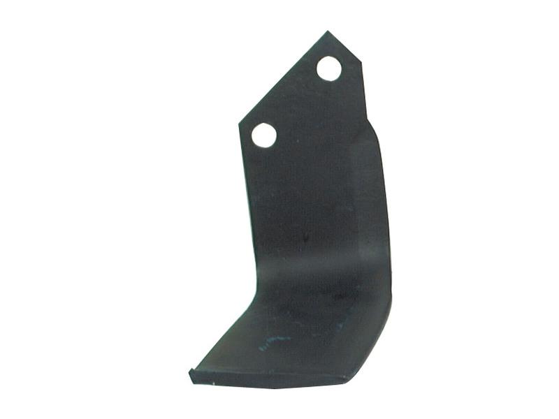 Rotavator Blade Square Type Blades LH 80x8mm Height: 180mm. Hole ...