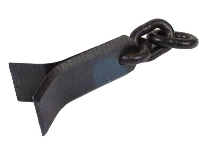 Y type flail, Length: 140mm, Width: 30.5mm, Hole Ø: 9mm, Thickness: 3mm. Replacement for Bomford Image 1