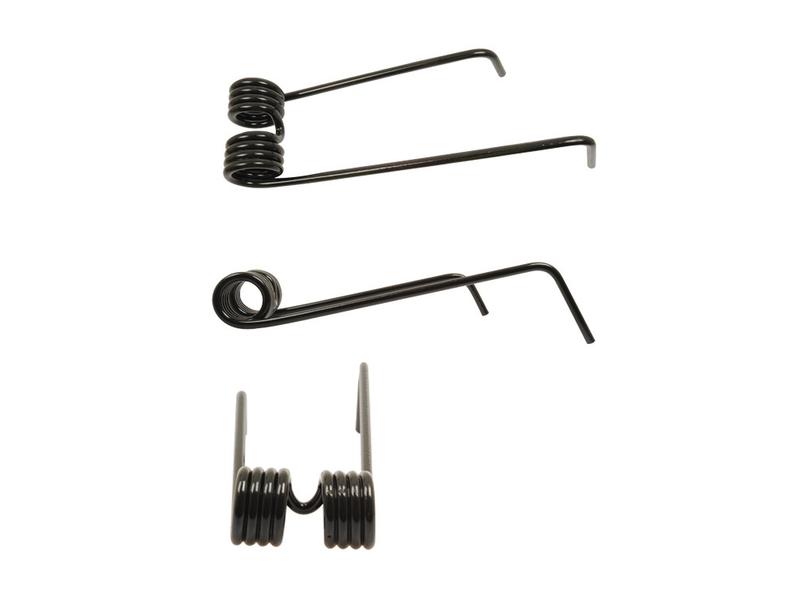 Tedder haytine - RH -  Length: 377mm, Width: 105mm, Ø9mm - Replacement for Lely Image 1