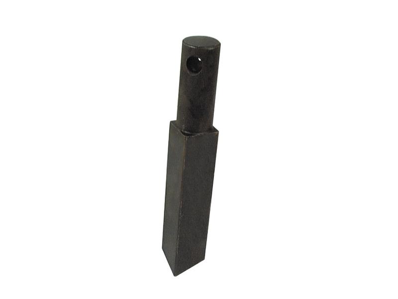 Rotavator Blade Straight 25x25mm Height: Hole centres: Hole Ø: 10mm. Replacement for Howard Image 1