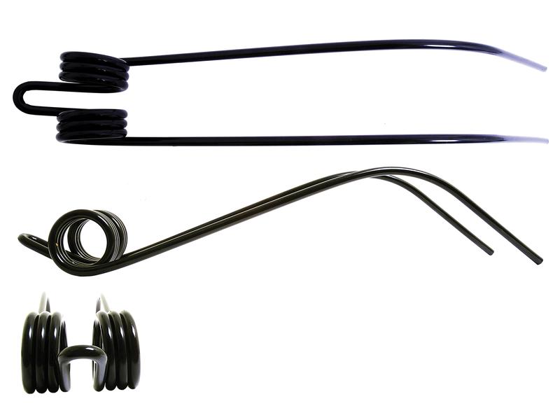 Swather/Tedder Tine Length: 529mm, Width: 88mm, Ø9mm - Replacement for Deutz-Fahr Image 1