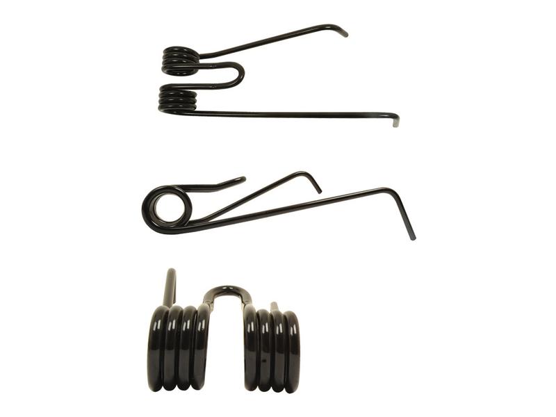 Tedder haytine - RH -  Length: 379mm, Width: 101mm, Ø9mm - Replacement for Lely Image 1