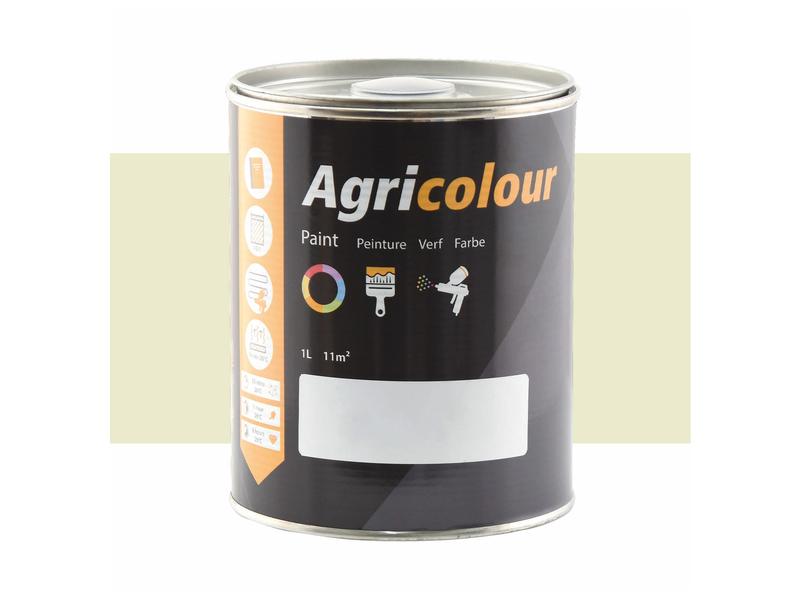 Agricolour - White Gloss Paint 1L Tin Image 1