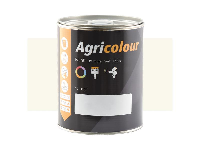 Agricolour - White Gloss Paint 1L Tin Image 1