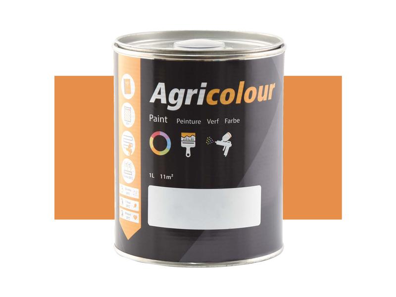 Agricolour - Dark Yellow Gloss Paint 1L Tin Image 1