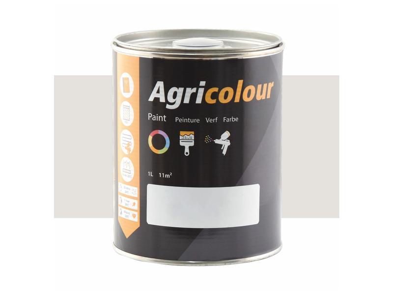 Agricolour - White Gloss Paint 1L Tin Image 1