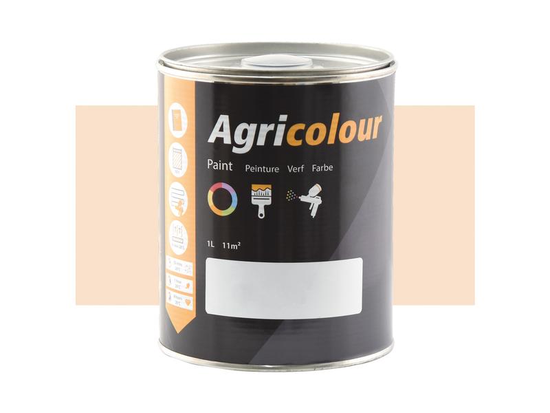 Agricolour - Cream Gloss Paint 1L Tin Image 1