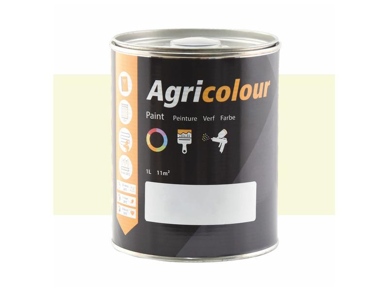 Agricolour - White Gloss Paint 1L Tin Image 1