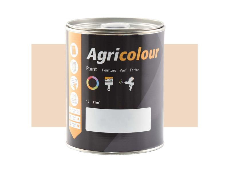 Agricolour - Off White Gloss Paint 1L Tin Image 1