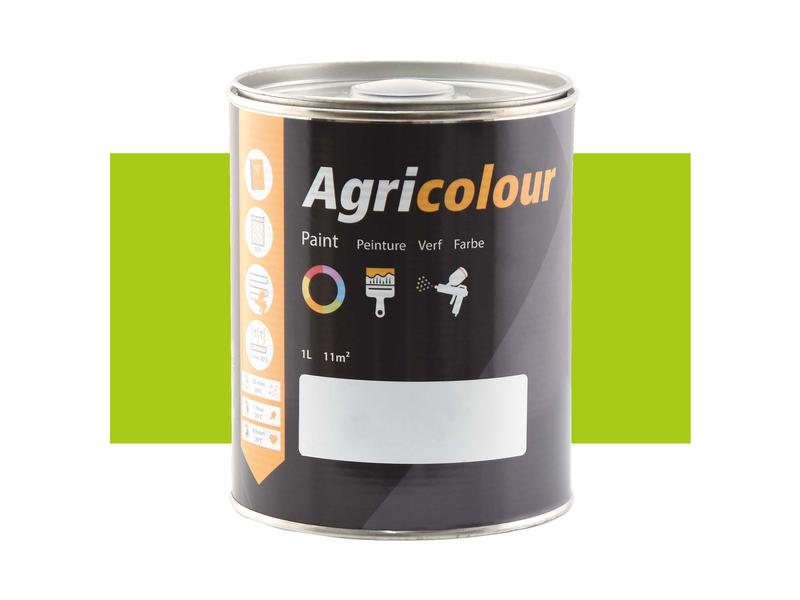 Agricolour - Green Gloss Paint 1L Tin Image 1
