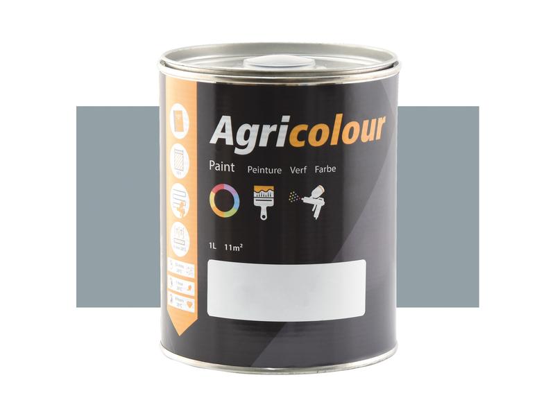 Paint - Agricolour - Silver Grey, Gloss 1 ltr(s) Tin