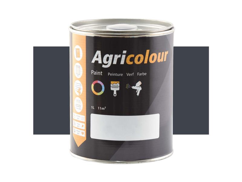 Agricolour - Millenium Grey Gloss Paint 1L Tin Image 1