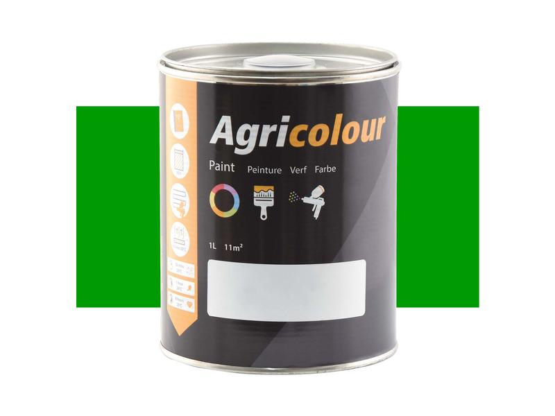 Agricolour - Tractor Green Gloss Paint 1L Tin Image 1